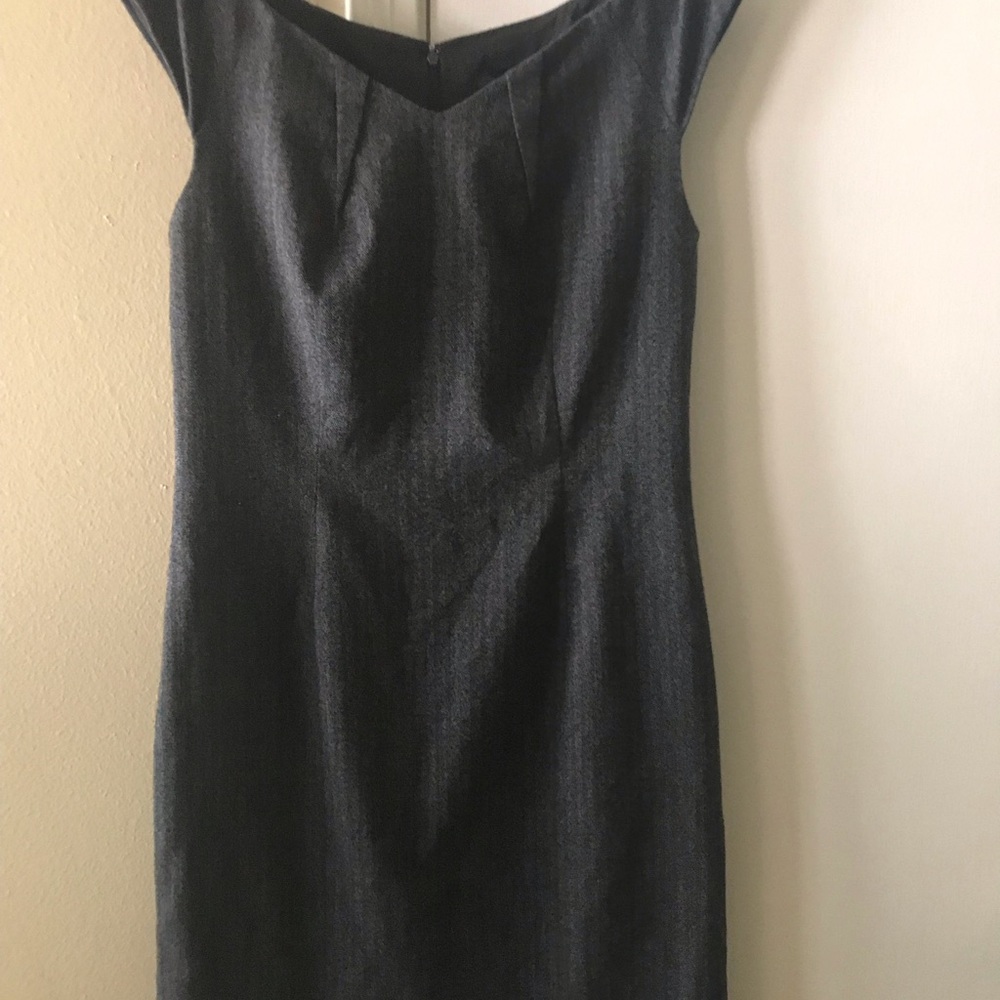 Grey dress (flannel look) size 10, used